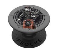 Zampognaro Scozia Strumento-cornamusa Zampogna PopSockets PopGrip Adesivo