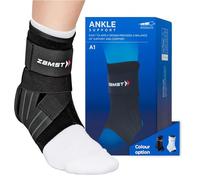 Zamst A1 Ankle - Cavigliera regolabile per distorsioni moderate (fino a Grado II) e instabilità cronica - Tutore caviglia con vestibilità anatomica - Ideale per lo sport Sinistra, L