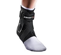 Zamst A2-DX Ankle - Cavigliera Regolabile Protezioni Laterali, Distorsioni Gravi Grado III, Instabilità e Lesioni Articolazione - Tutore Caviglia Vestibilità Anatomica (Taglia M - Sinistra - Nera)