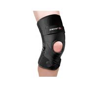 Zamst ZK-Protect Knee - Ginocchiera per Stabilizzazione legamenti anteriore LCA, laterale LCL e mediale LCM, sostegno articolazione, menisco e rotula - Basket, Sci, Volley, Calcio e altri sport (3XL)
