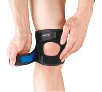 Zamst JK-1 - Ginocchiera per rotula e tendine rotuleo | Tutore ginocchio con cuscinetto rotuleo e chiusure regolabili - Ideale per sport o attività che comportano salti