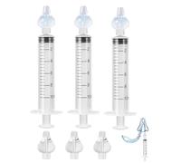 ZAMXHUG 3 Pcs Irrigatore Nasale, Aspiratore Nasale, 10 ml Aspiratori Nasali Riutilizzabile, con Testina di ricambio, rinowash doccia nasale, lavaggio nasale, Pulitore Nasale Sicuro