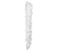 ZAMXHUG Boa Bianco Deluxe - 1 PCS Boa Piume,Lunghezza Circa 120 cm, Accessorio per Costumi, Charleston, Anni 20, Flapper, Carnevale, Festa a Tema