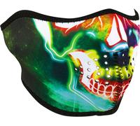 Zan Headgear Electric Skull, mezza maschera Taglia unica male Nero/Verde/Rosso/Blu