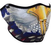 Zan Headgear U.S.A., mezza maschera Taglia unica male Rosso/Bianco/Blu/Giallo