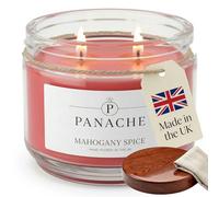 Zan Village Homeware Candele profumate Panache Double Wicked - Candela grande in giara da 320 grammi, 2 stoppini, contiene cera di soia naturale, fragranza a lunga durata, ottimo set regalo per le don