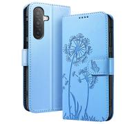 Zanaé, Custodia a portafoglio per Galaxy A26 Premium Design Fiori Farfalla