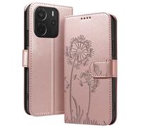 Zanaé, Custodia a portafoglio per Redmi Note 14 4G Design Premium Fiori Farfalla