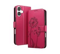 ZANAÉ Protettiva BLOW-RD-17N Custodia a libro per Apple iPhone 17, Rosso