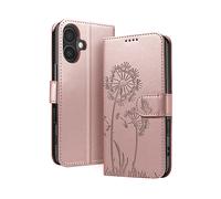 ZANAÉ Protettiva BLOW-RG-16R Custodia a libro per Apple iPhone 16, Rosa champagne