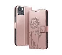 ZANAÉ Protettiva BLOW-RG-IP134 Custodia a libro per Apple iPhone 13/iPhone 14, Rosa champagne