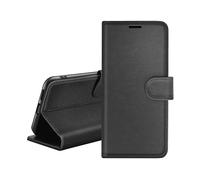 ZANAÉ Protettiva ZAN-BK-V4L Custodia a libro per Wiko View 4 Lite, Nero