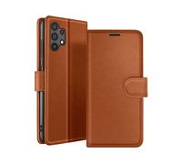 ZANAÉ Protettiva ZAN-BR-A325F Custodia a libro per Samsung Galaxy A32 4G, Marrone