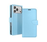 ZANAÉ Protettiva ZAN-LB-17X Custodia a libro per Apple iPhone 17 Pro Max, Blu chiaro