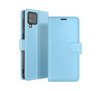 ZANAÉ Protettiva ZAN-LB-A225F Custodia a libro per Samsung Galaxy M22/M32/A22, Blu chiaro