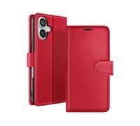 ZANAÉ Protettiva ZAN-RD-17R Custodia a libro per Apple iPhone 17 Air, Rosso