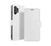 ZANAÉ Protettiva ZAN-WH-A325F Custodia a libro per Samsung Galaxy A32 4G, Bianco