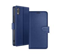 ZANAÉ SMART VISION CUSTODIA A LIBRO per Apple iPhone XR, Blu notte