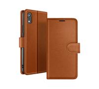 ZANAÉ SMART VISION CUSTODIA A LIBRO per Apple iPhone XR, Marrone