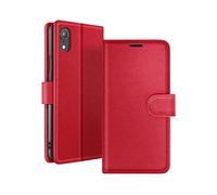 ZANAÉ SMART VISION CUSTODIA A LIBRO per Apple iPhone XR, Rosso
