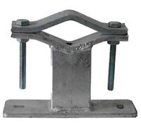 Zanca a muro per palo antenna fig.10