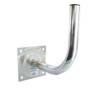 Zanca in ferro zincato a L per parabole 46 cm