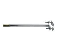 Metronic Supporto antenna 450934 - Zanca con tassello, acciaio, zincatura elettrolitica