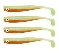 Zanderbait 16 cm verde torta, esche da pesca, esche artificiali, lucioperca, esca softbait, pesce di gomma, esca di gomma, contenuto della confezione: 4 pezzi.
