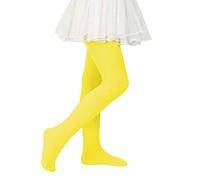 Zando Collant da danza per bambini, elasticizzati, per bambini, antiscivolo, traspiranti, giallo., 6-9 Jahre