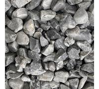 Zandobbio Ciottoli Decorativi Grigio Cenere per Giardino Aiuole Vasi Vialetto 25kg (15-25mm)