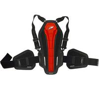 Zandona Hybrid Back Pro RS X6 Protezione per la schiena, nero-rosso per maschi