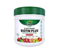 Zandu Plant Based Biotin Plus 200 g supporto ayurvedico per capelli forti e sani