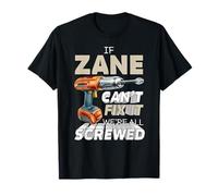 Zane Nome Se Non Riparare E Personale Marito Handy Man Manly Maglietta