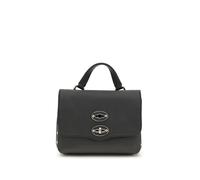 Zanellato Black Calf Leather Bos Taurus Handbag