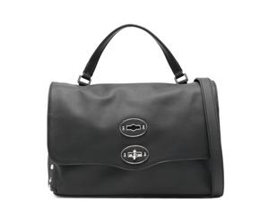 Zanellato - Postina Saeta Small Leather Handbag - - Bags - Donna - Nero - ONE SIZE