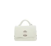 Zanellato White Calf Leather Bos Taurus Shoulder Bag