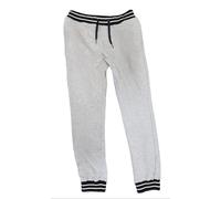 Zanerobe Uomo Grigio Melange Inferno Cotone Joggers Stile Sweatpants Misura 34