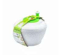 Zanetti, Centrifuga per Insalata 4 lt, Centrifuga Scola Insalata, Colore Bianco e Verde, Asciugatura Perfetta, Made in Italy