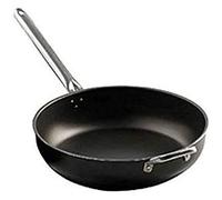 Zanetti Extra Large Padella con 1 Manico Lunga e 1 Maniglia, 34 cm Diametro, Nero