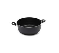 Zanetti Jumbo, Casseruola 20 cm ,Alluminio, Nero