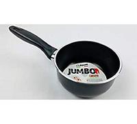 Zanetti jumbo, Casseruola Conica, 14 cm Diametro,Alluminio, Nero