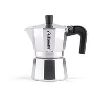 Zanetti, Mama Caffettiera Moka in Alluminio, Macchinetta Caffè 3 Tazze, Moka Espresso con Sistema Anti Goccia, Guarnizione in Silicone, Manico Ergonomico