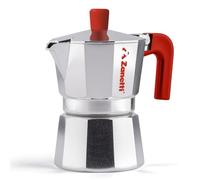 Zanetti, Mama Red Edition, Caffettiera Moka in Alluminio, Macchinetta Caffè 2 Tazze, Moka Espresso con Sistema Anti Goccia, Guarnizione in Silicone, Manico Ergonomico, Colore Rosso