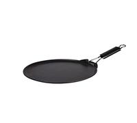 Zanetti - Padella Antiaderente e Antigraffio in Alluminio Pressofuso, Padella Crepes Multiuso con Manico Pieghevole, Diametro 30 cm, Made in Italy, Ideale anche per Toast, Pesce, Carne e Verdure