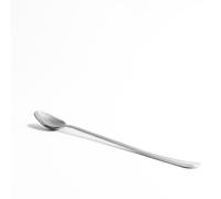 zanetti Set 12 Cucchiaini da Bibita 20 cm in acciaio inox 18/C, Modello Leonardo, acciaio lucido e resistente, confezione da 12 pezzi, made in Italy