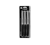 Zanetti Set 6 Coltelli da Tavola Lama in Acciaio Inox Lama Seghettata Daily Nero