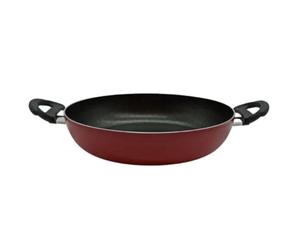 Zanetti Tegame Cm 24 Dolomiti Antiaderente Nero Greblon 2 Manici Bachelite