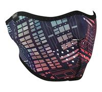 Zanheadgear WNFM157H Mezza maschera facciale in neoprene, circuito al neon