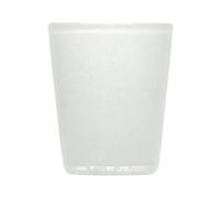 Zani Serafino Bicchiere Tumbler White Solid in Pasta di Vetro