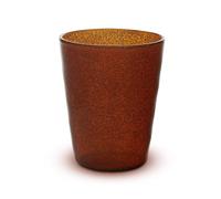 Zani Serafino Memento Synth Bicchiere da Acqua in Metacrilato Amber